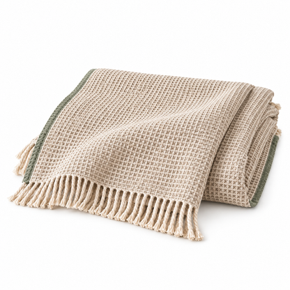 WaffleSoft Throw Blanket on a clean white background